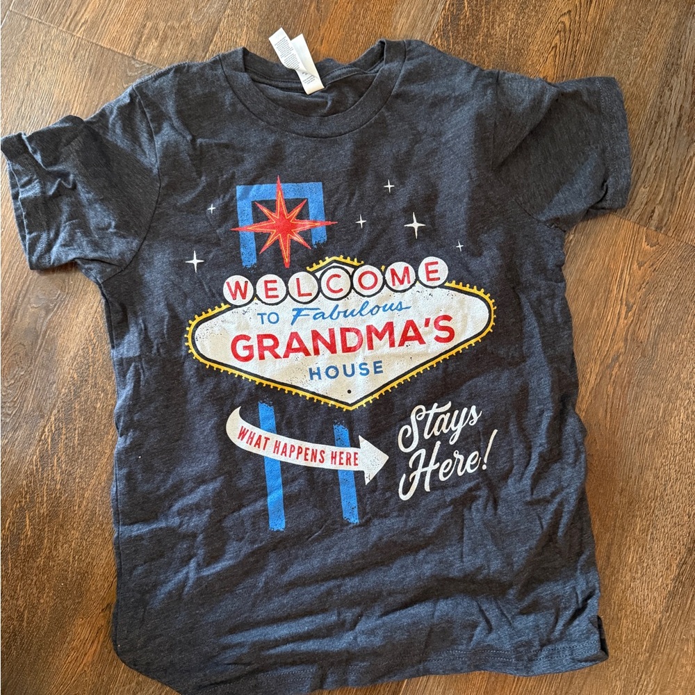 Funny Grandma Graphic T-Shirt with Vegas-Inspired Design
